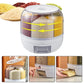 Kitchen Grain Storage Container Dispenser, 360 ° Rotation, One Click Output, 6-cell Storage, Suitable For, Beans, and Rice