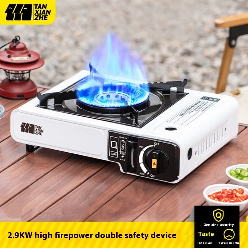 Portable Outdoor Cookware With Card Furnace